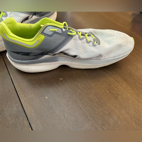 Altra Vanish Tempo. Mens 14. White/Lime - Picture 5 of 9